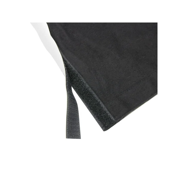 Jupe de scène pour praticable molleton 300g /m² noir H:1m longueur 6m avec velcro