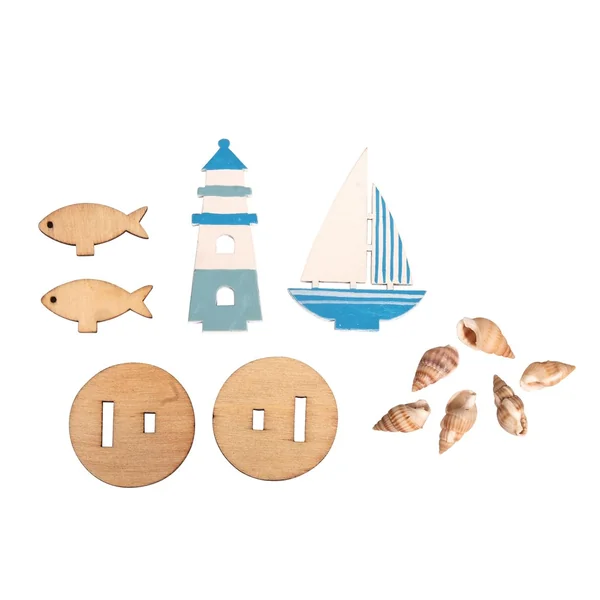 Kit de construction en bois « Marine », 2 pc., 6 parties