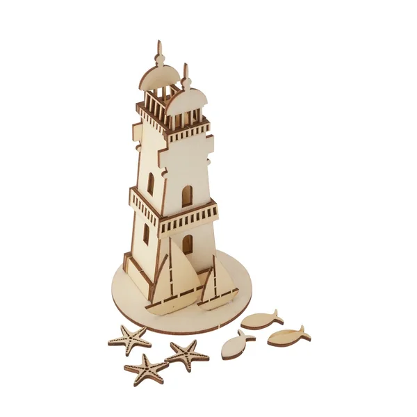 Kit de construction en bois « Phare », 25 pc.