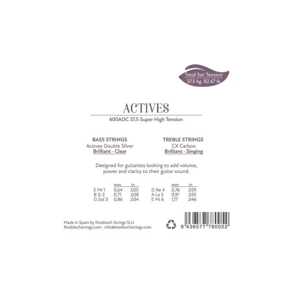 Knobloch Actives CX Carbon ADC36.0 super high tension