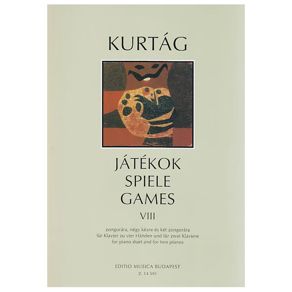Kurtag G. - Jatekok Vol. 8 - Piano 4 Mains et 2 Pianos