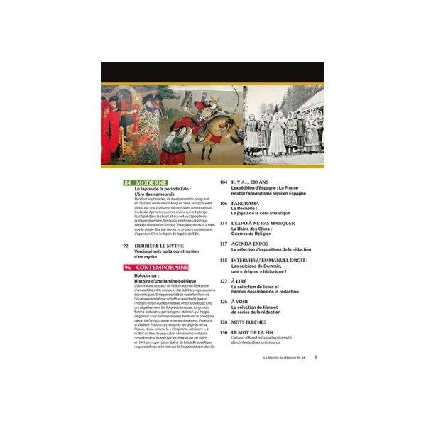 La Marche de l'Histoire 44 - La chevalerie - 4 siècles de métamorphose