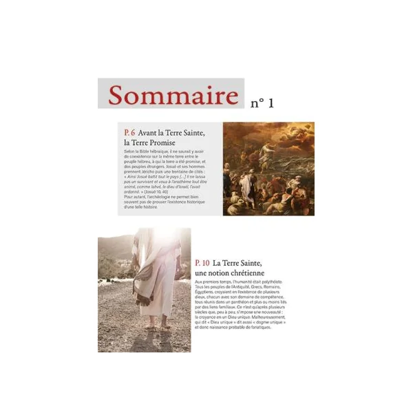 La Terre Sainte - 3000 ans de foi, de guerres et de conquêtes - Mondes Anciens n°1