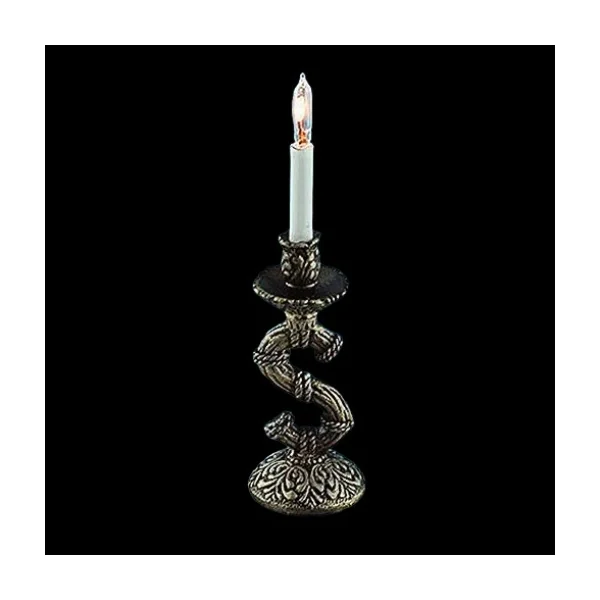Lampe antique 12 volts " En S " Tudor