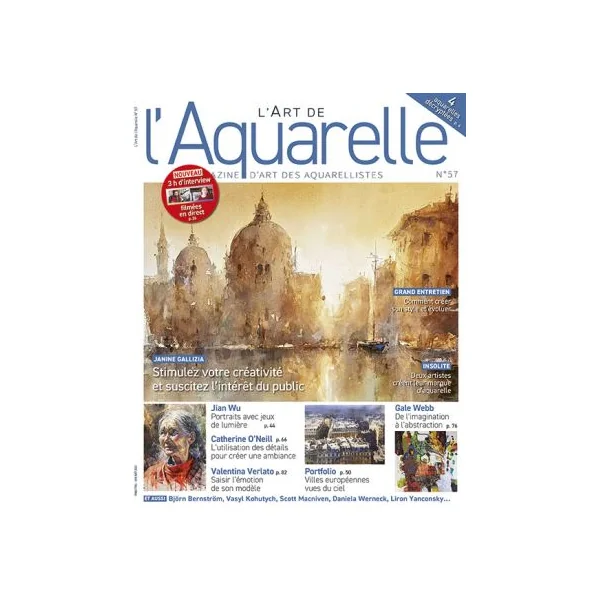 L'Art de l'Aquarelle 57 - Stimulez votre créativité