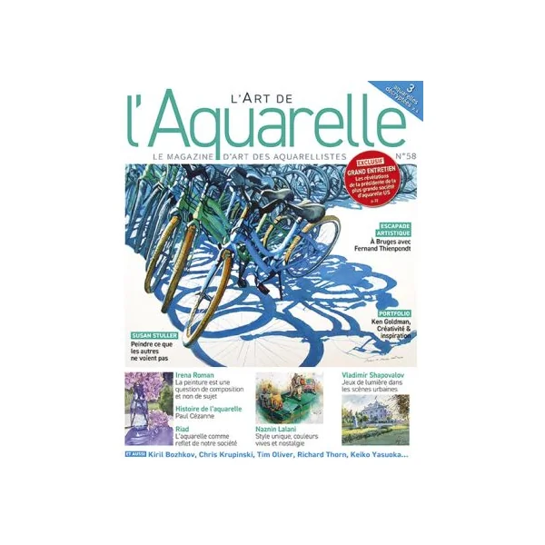 L'Art de l'Aquarelle 58 - Un voyage artistique