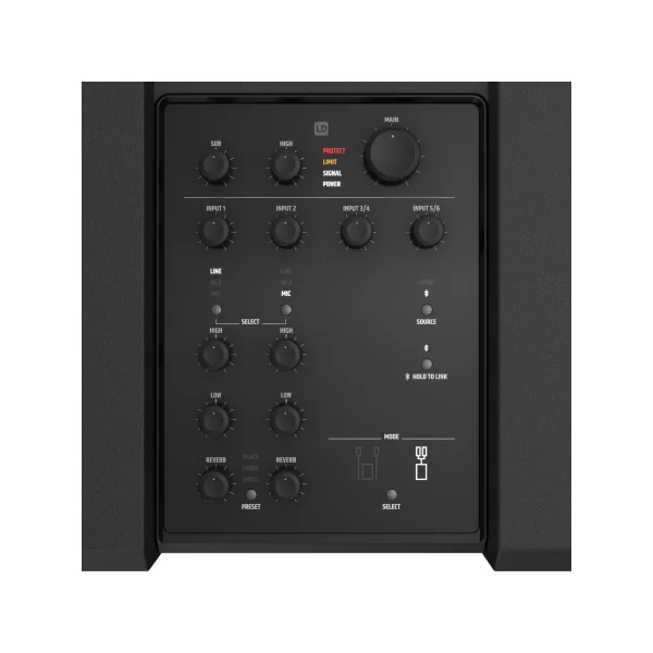 LD Systems DAVE 10 G4X - Système de sonorisation 2.1 amplifié compact