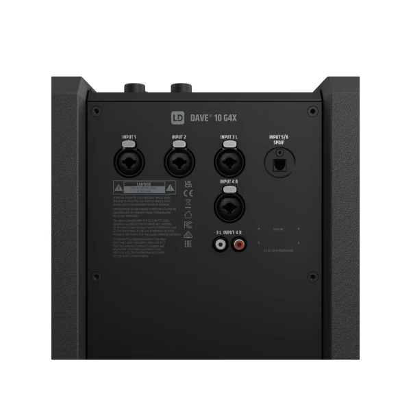 LD Systems DAVE 10 G4X - Système de sonorisation 2.1 amplifié compact
