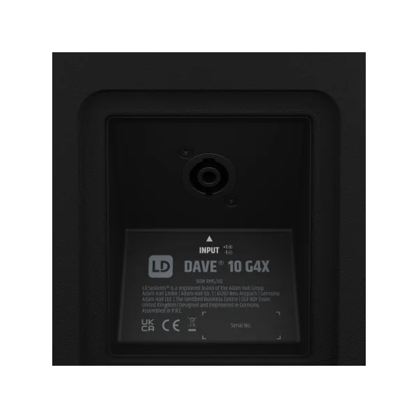 LD Systems DAVE 10 G4X - Système de sonorisation 2.1 amplifié compact