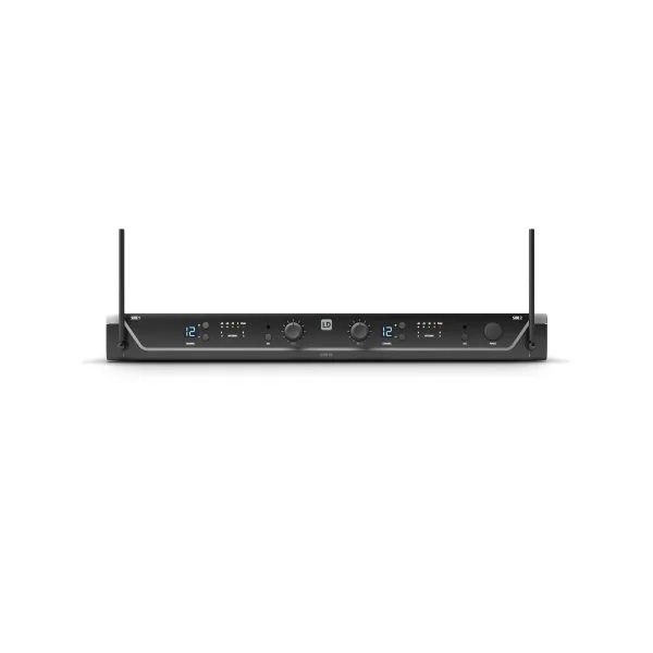 LD Systems U306 BPH 2 - Système de microphone sans fil avec 2 x sac de transport et 2 x casque - 655 - 679 MHz