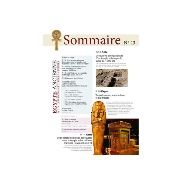 Le Moyen Empire - Une civilisation renouvelée - Egypte Ancienne n°43