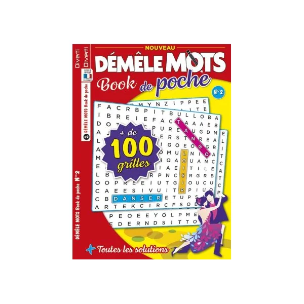 Le PACK DEMELE MOTS Book de poche 2021 - 4 revues