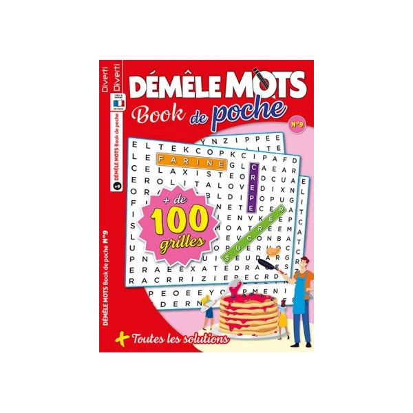 Le PACK DEMELE MOTS Book de poche 2023 - 4 revues