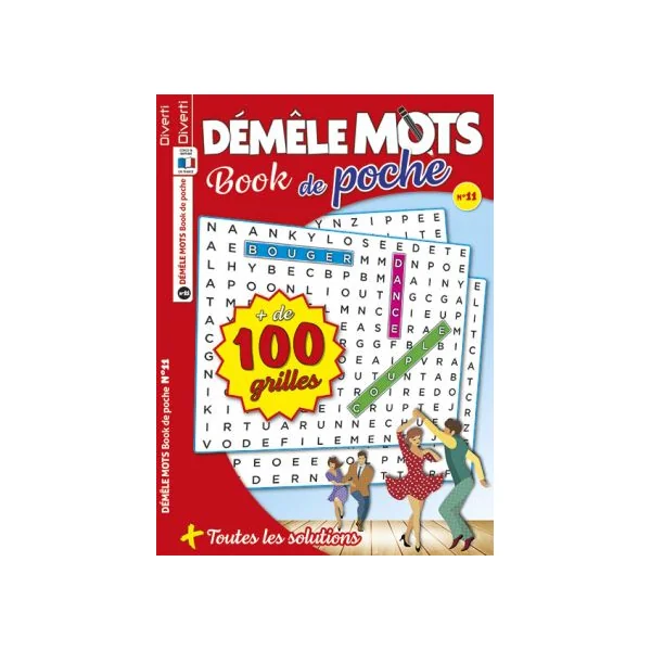 Le PACK DEMELE MOTS Book de poche 2023 - 4 revues