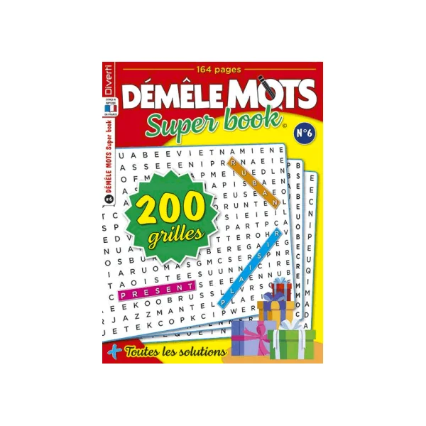 Le pack Démêle Mots 2021 Super Book - 4 revues