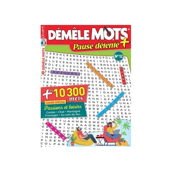 Le PACK DÉMÊLE MOTS Pause détente 2021 - 4 revues