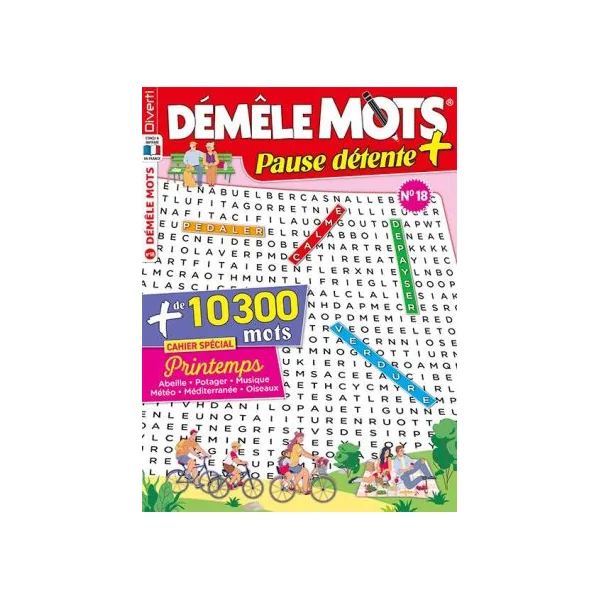 Le PACK DÉMÊLE MOTS Pause détente 2023 - 4 revues
