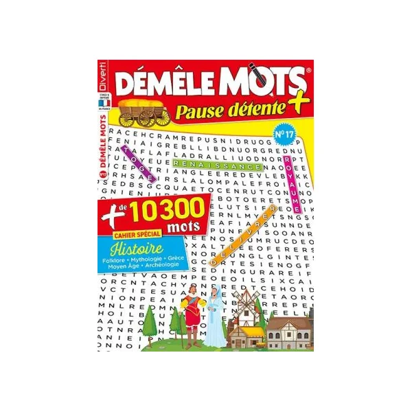 Le PACK DÉMÊLE MOTS Pause détente 2023 - 4 revues