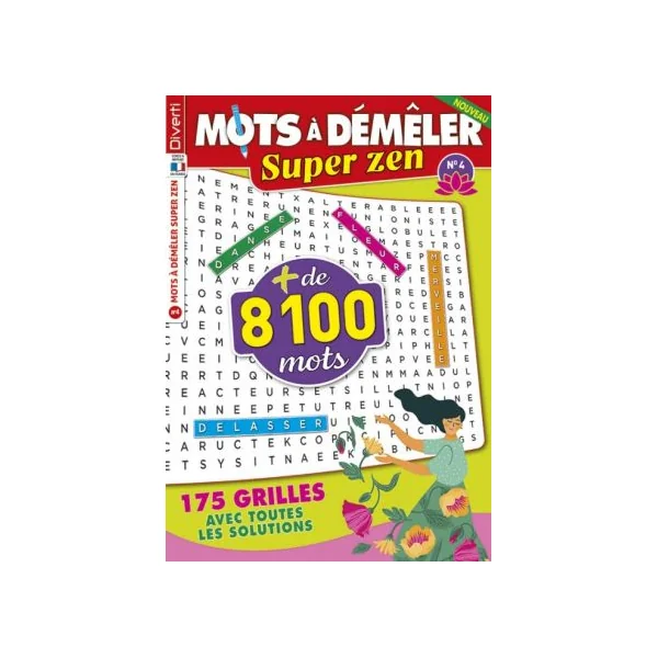 Le PACK MOTS à DÉMÊLER Super Zen 2021 - 4 revues