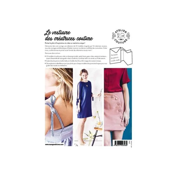 Le vestiaire des créatrices couture, 14 créatrices, 20 modèles - Collectif