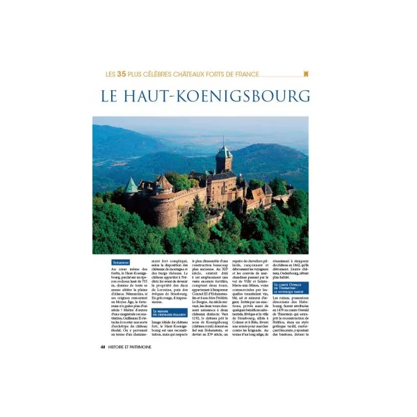 Les 35 châteaux forts les plus célèbres de France