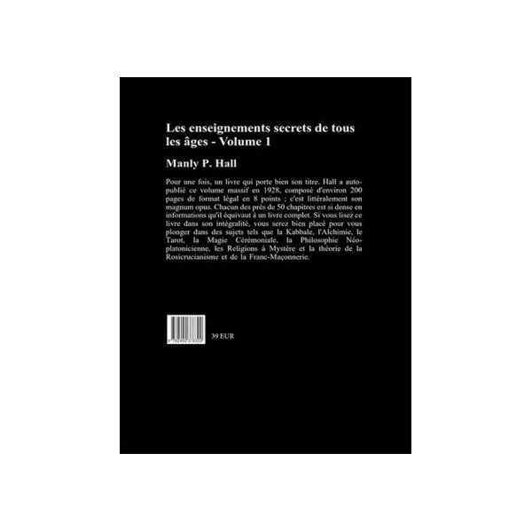 Les enseignements secrets de tous les âges - Volume I
