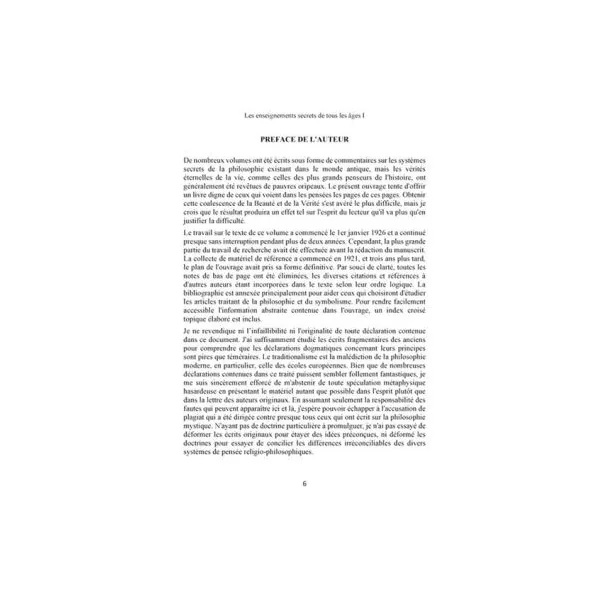 Les enseignements secrets de tous les âges - Volume I