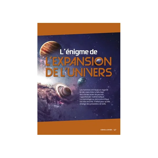 Les énigmes de l'univers - Science et Univers hors-série 18