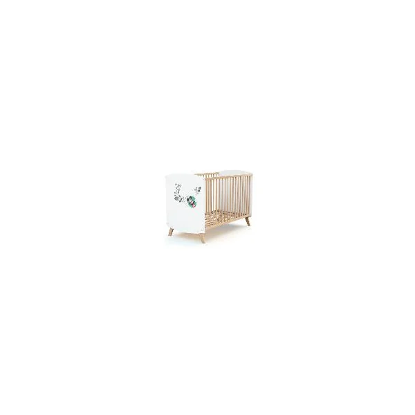 Lit bébé 60x120 cm scandinave Disney Mickey lit avec sommier réglable 3 hauteurs