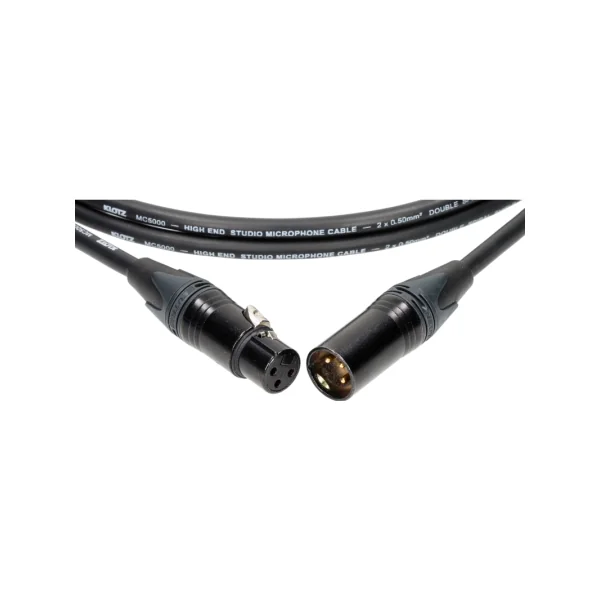M5 Klotz - Câble XLR studio suprême double blindage connectique neutrik 1m