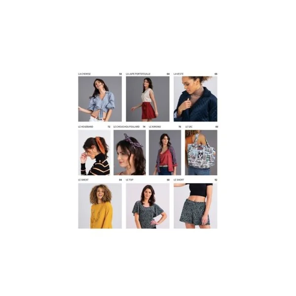 Ma garde-robe écoresponsable à coudre - 20 modèles pour un dressing écologique complet - Gaël Cuvier