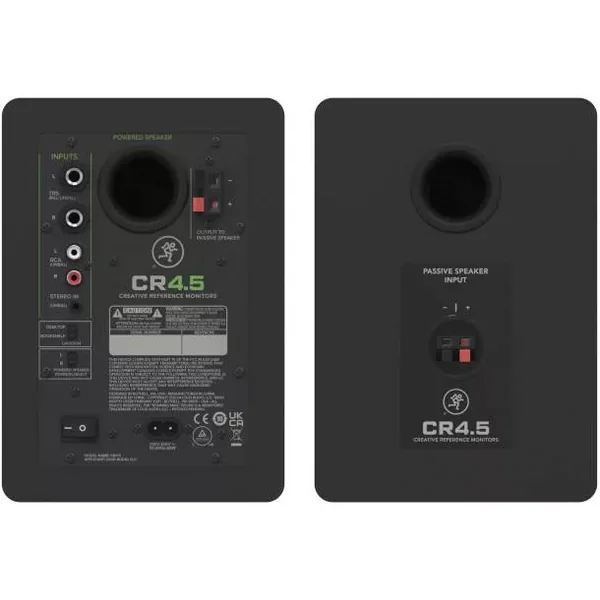 MACKIE - CR45BT S ACTIVES 4,5" BLUETOOTH AVEC CONTROLE TONALITE (LA PAIRE)
