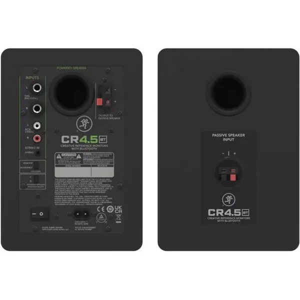 MACKIE - CR45BT S ACTIVES 4,5" BLUETOOTH AVEC CONTROLE TONALITE (LA PAIRE)