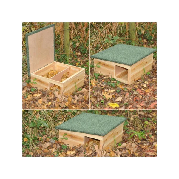 Maison hérisson pour l'hivernage maison tortue