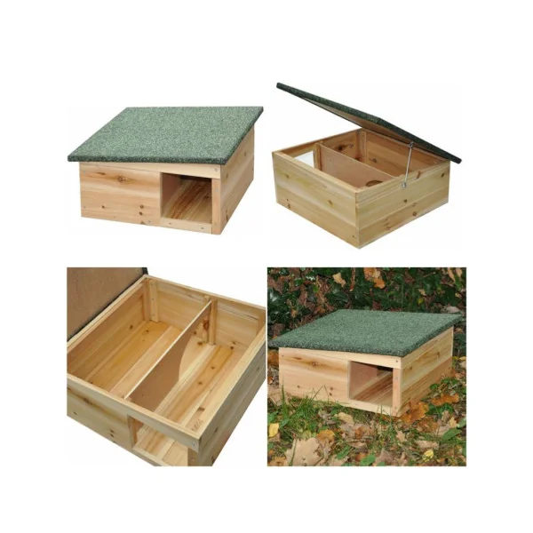 Maison hérisson pour l'hivernage maison tortue