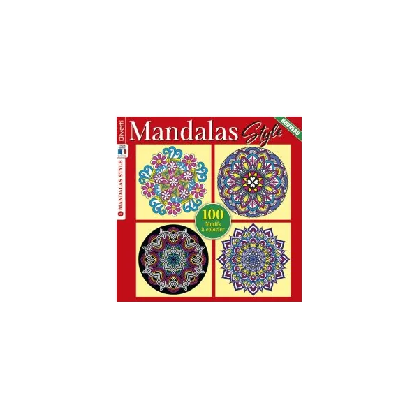Mandalas Style n°3 - 100 motifs à colorier