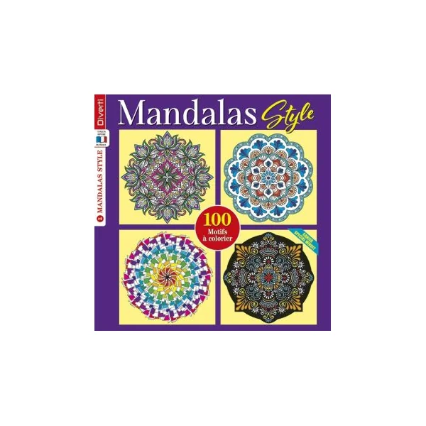 Mandalas Style n°8 - 100 motifs à colorier