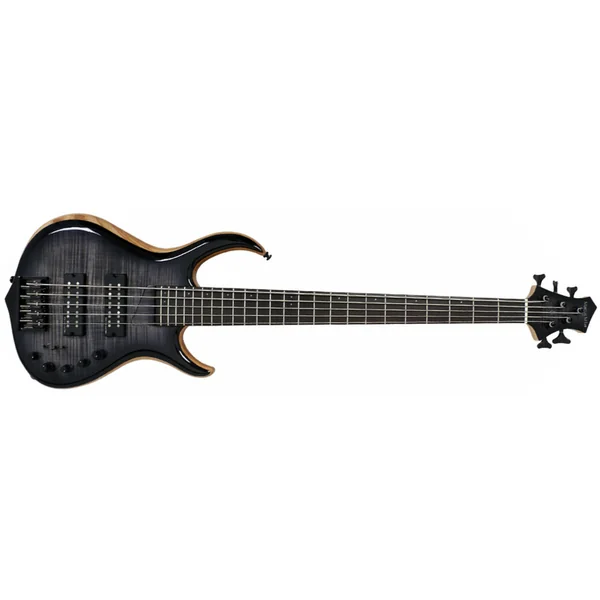 Marcus Miller M7 Swamp Ash 5ST 5-String Fretless (2nd Gen) - transparent black burst