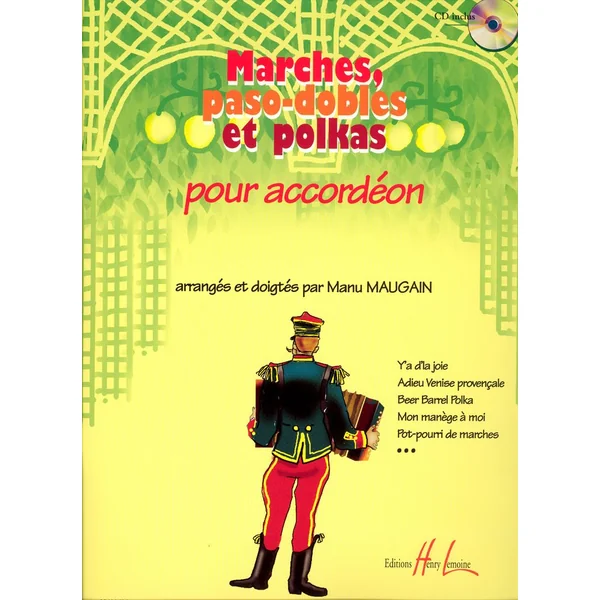 Maugain Manu - Marches Paso-Dobles Et Polkas + Cd - Accordeon
