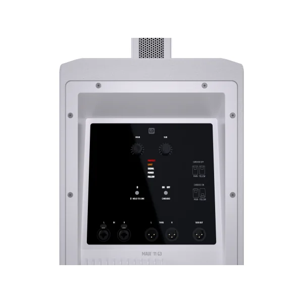 MAUI 11 G3 W LD Systems - Colonne de sonorisation cardioïde, 1460W 125dB, blanc