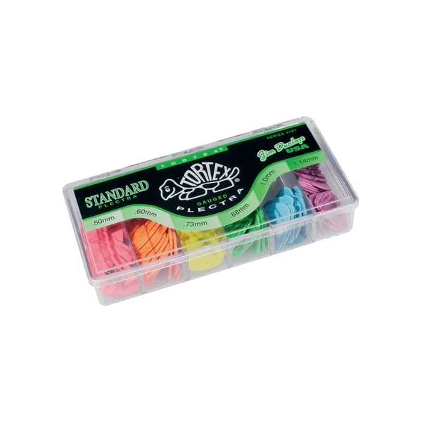 Mediators Tortex Dunlop Boîte de 216 médiators Tortex Standard