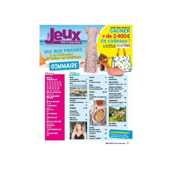 Mes Jeux 100 % Bien-Être 14 - Vos jeux pour vous amuser !