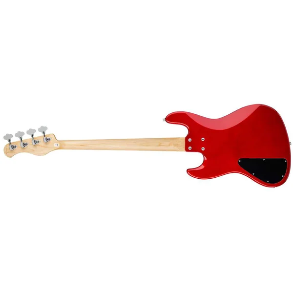MetroExpress 21-Fret Hybrid P/J Bass 4 (MOR) - candy apple red metallic