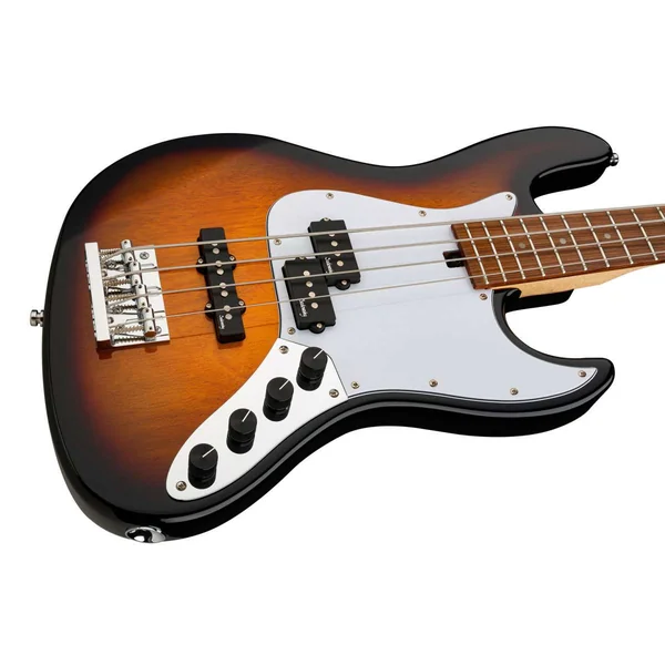 MetroExpress 21-Fret Hybrid P/J Bass 4 (MOR) - tobacco burst transparent