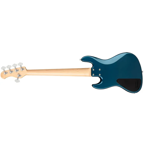 MetroLine 21-Fret Vintage J/J Bass Alder (5-String, Germany, Morado) - dark lake placid blue metallic