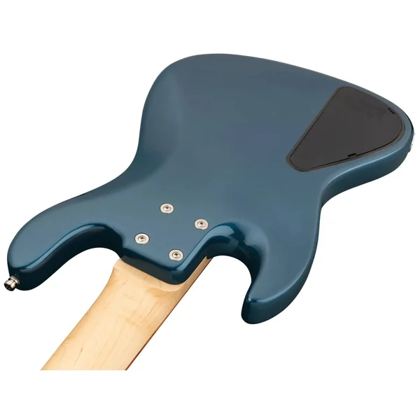 MetroLine 21-Fret Vintage J/J Bass Alder (5-String, Germany, Morado) - dark lake placid blue metallic