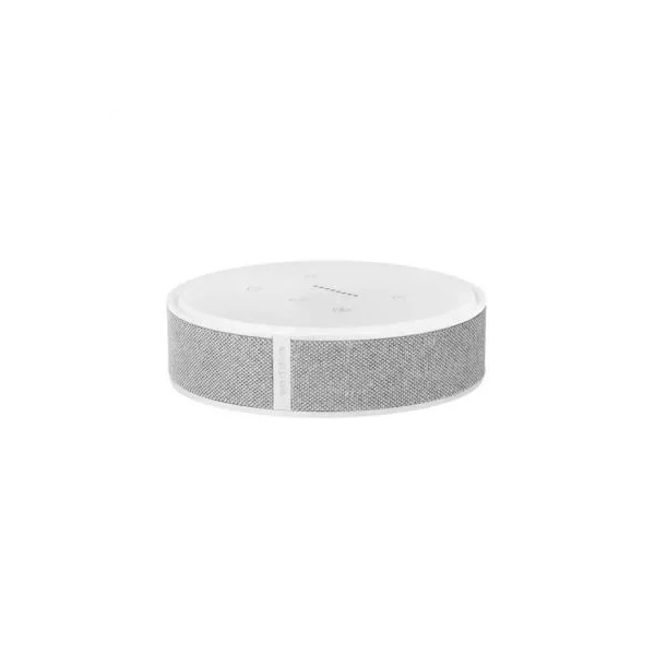 Microphone de table blanc Vaddio pour système Huddle shot connectique RJ45