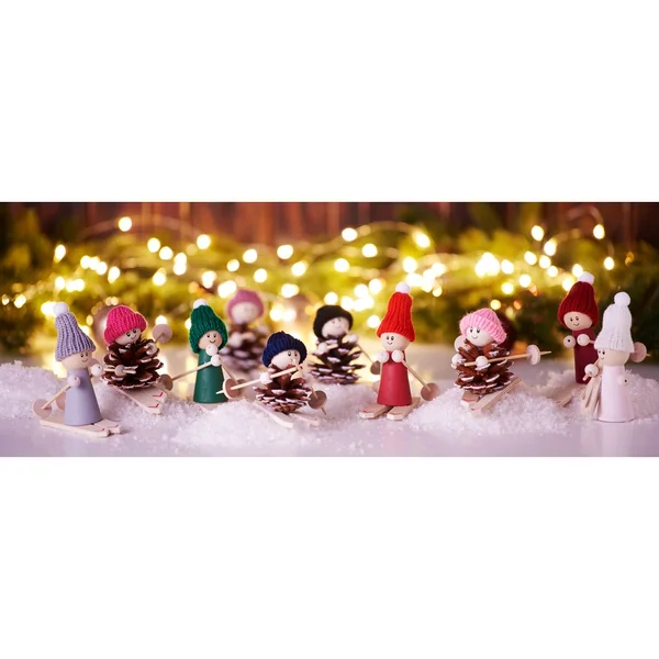 Mini-bonnets VBS « Multicolores » H 4 cm