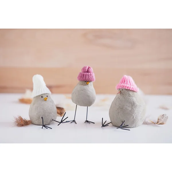 Mini-bonnets VBS « Multicolores » H 4 cm