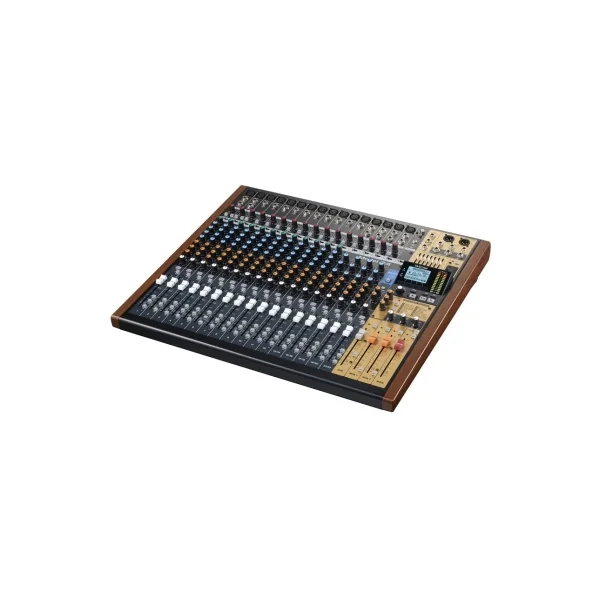 Model 24 Tascam 16 entrées mono 5 entrées stéréo avec enregistreur sur carte SD